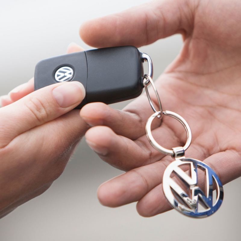 Consegna delle chiavi di un Volkswagen Veicolo Commerciale